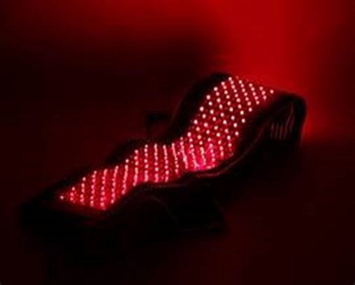 Red light therapy body treatment bed